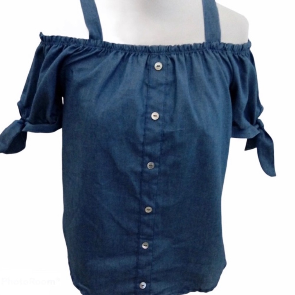 Lilly Bleu denim top